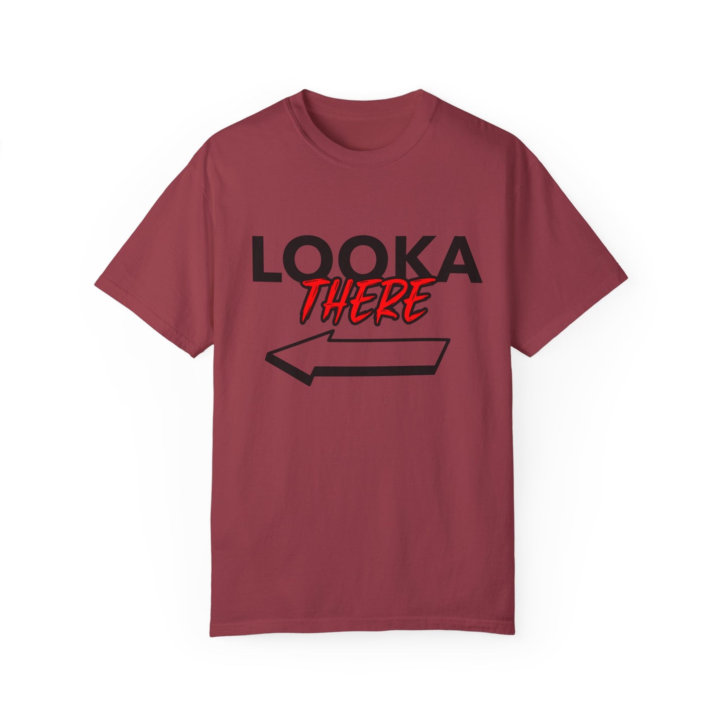 Looka There, By Mrs. Harris- Unisex Garment-Dyed T-shirt