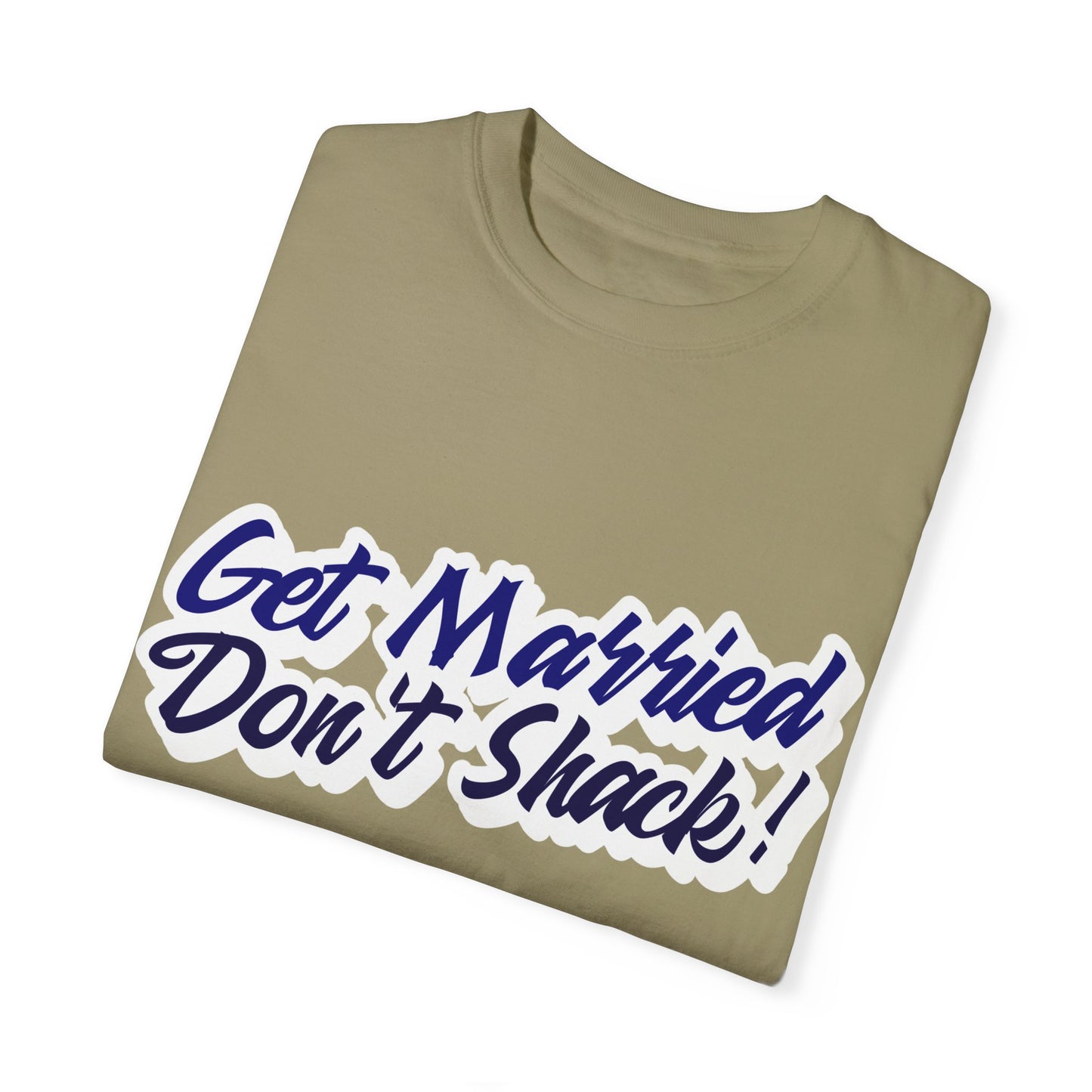 Get Married, By Mrs. Harris-Unisex Garment-Dyed T-shirt