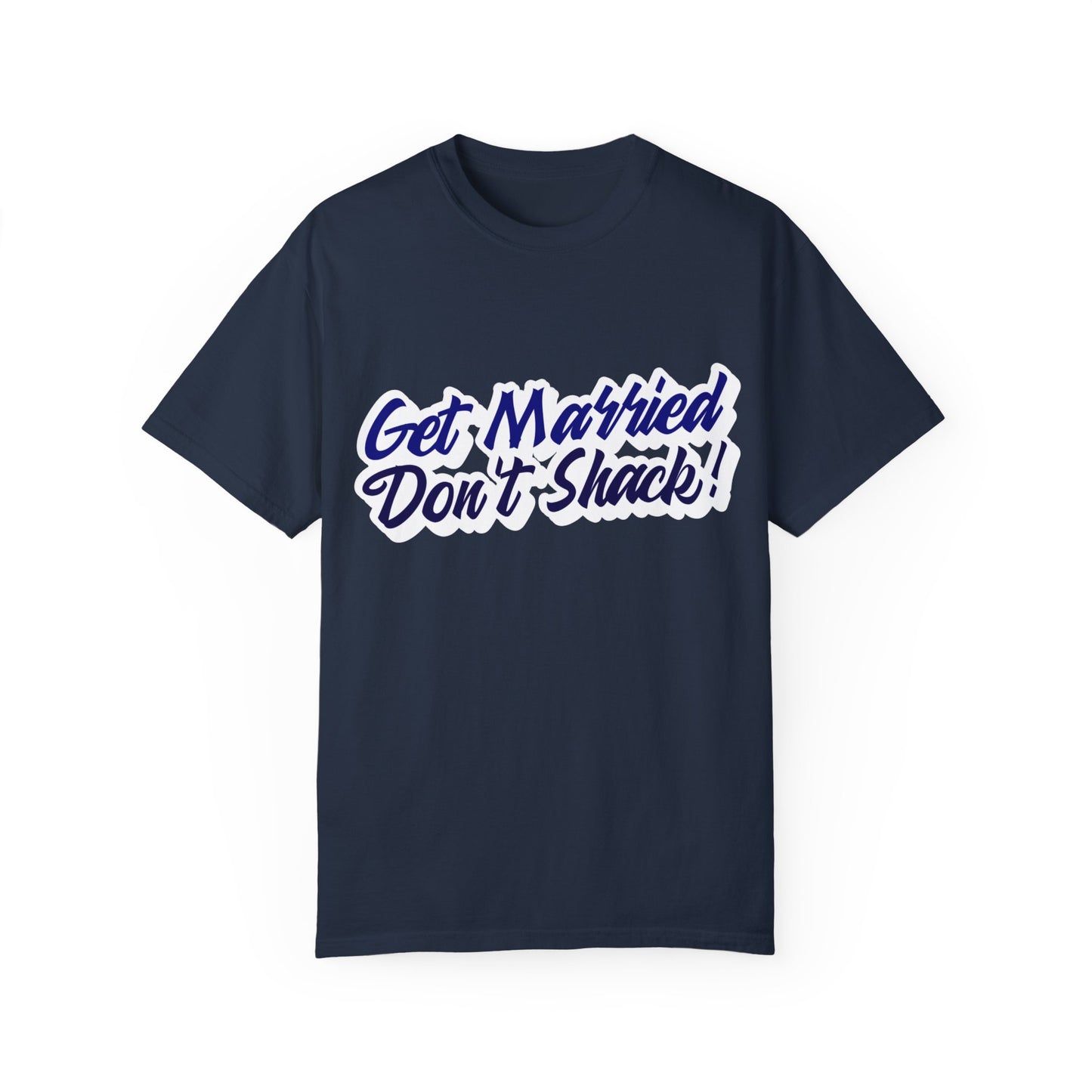 Get Married, By Mrs. Harris-Unisex Garment-Dyed T-shirt