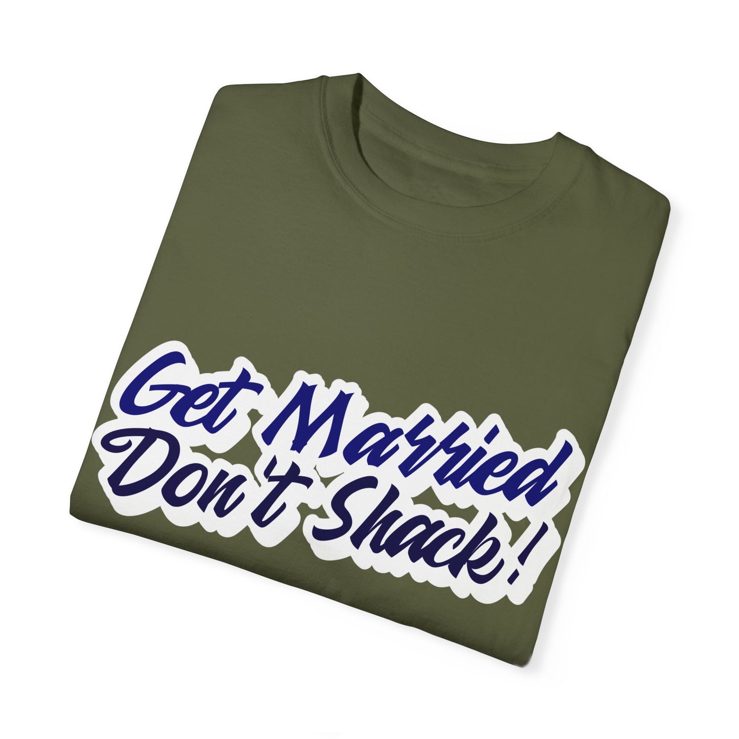 Get Married, By Mrs. Harris-Unisex Garment-Dyed T-shirt