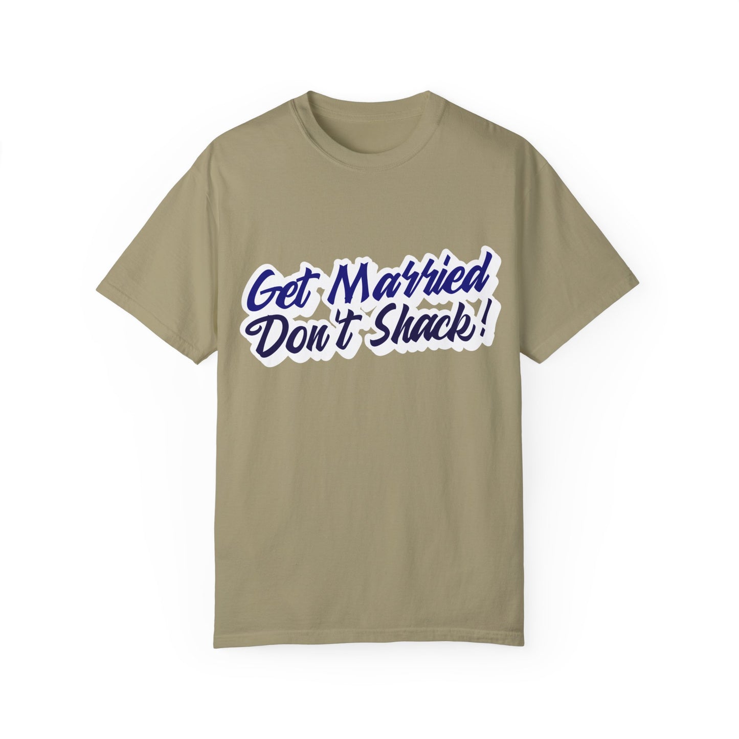 Get Married, By Mrs. Harris-Unisex Garment-Dyed T-shirt