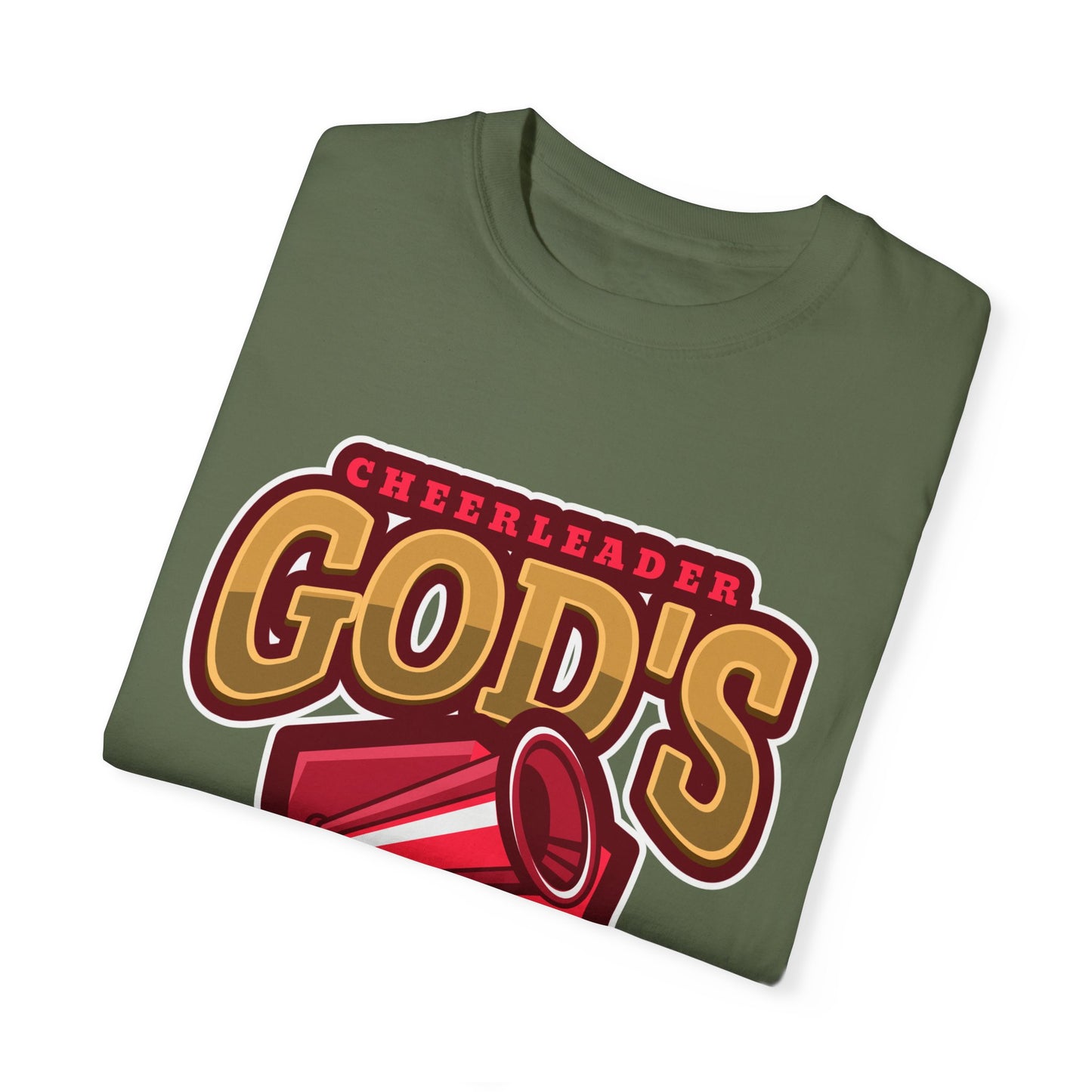 God's Cheerleaders- Unisex Garment-Dyed T-shirt