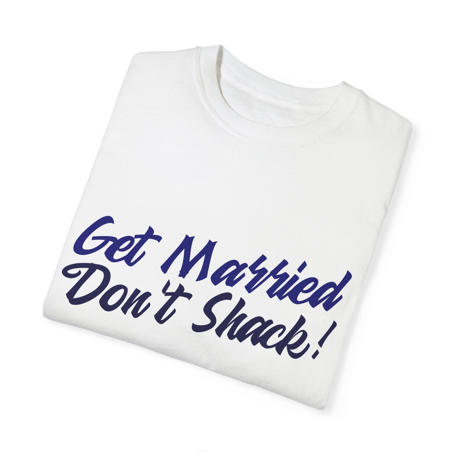 Get Married, By Mrs. Harris-Unisex Garment-Dyed T-shirt