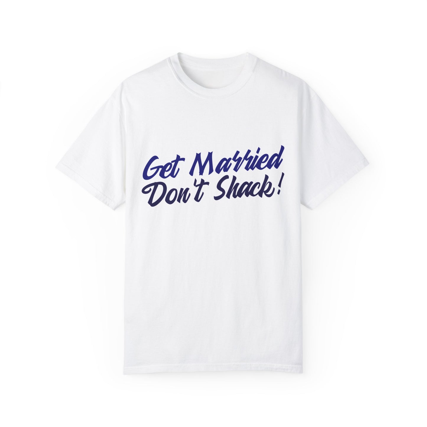 Get Married, By Mrs. Harris-Unisex Garment-Dyed T-shirt