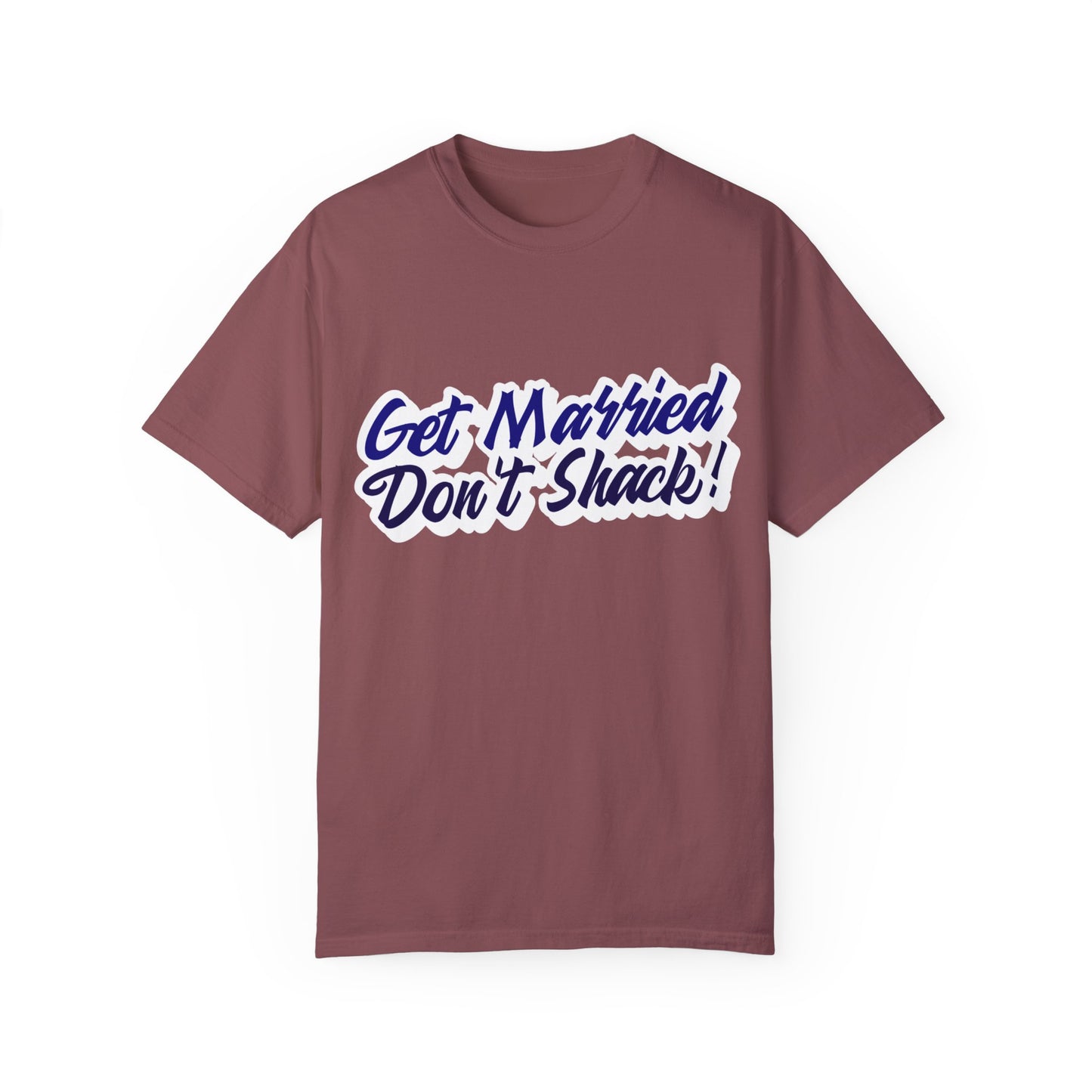 Get Married, By Mrs. Harris-Unisex Garment-Dyed T-shirt