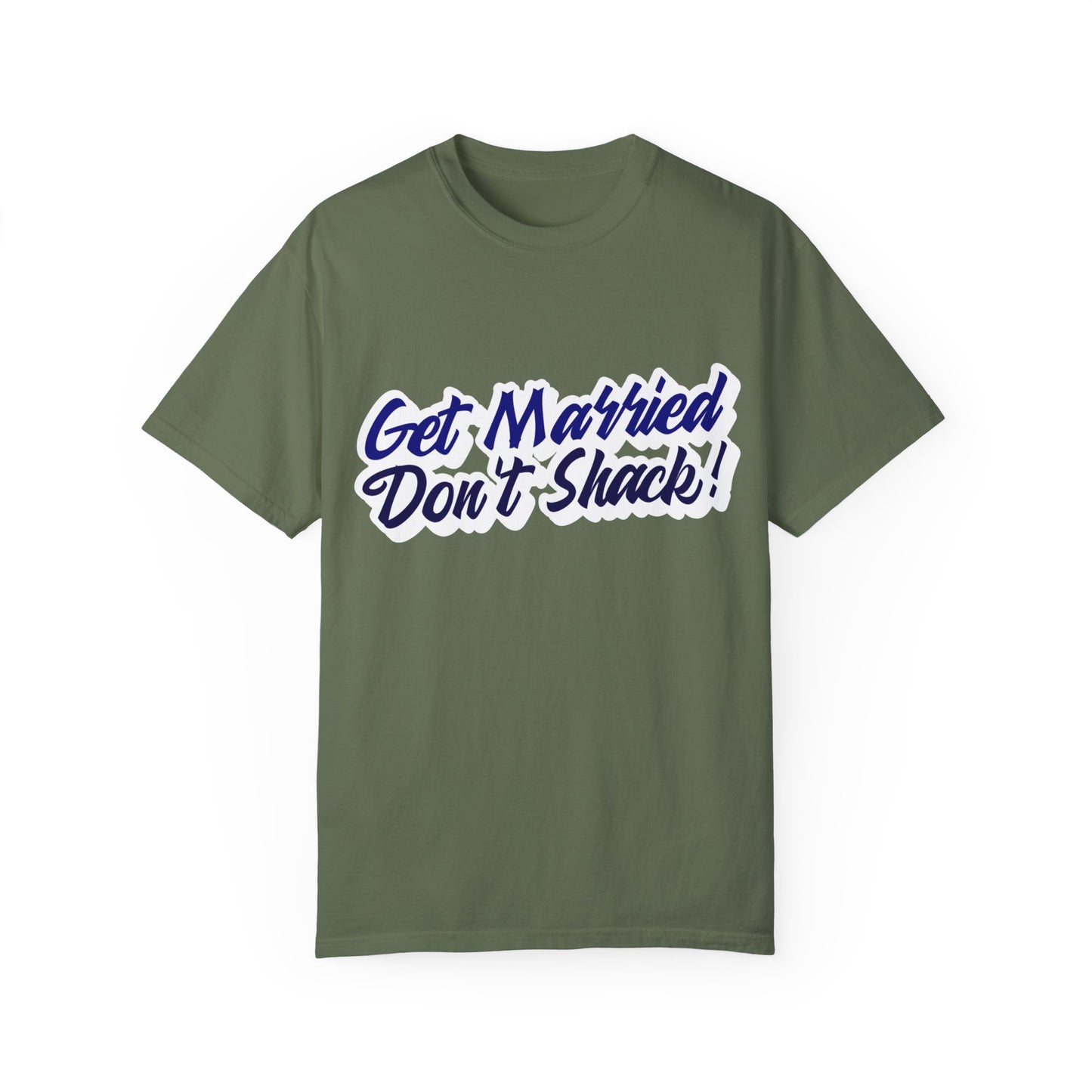 Get Married, By Mrs. Harris-Unisex Garment-Dyed T-shirt