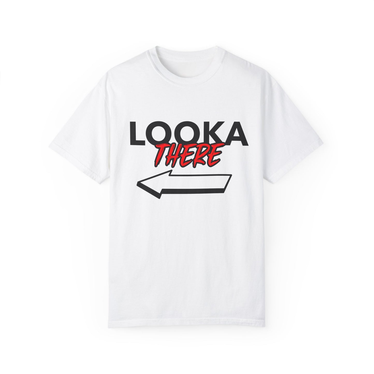 Looka There, By Mrs. Harris- Unisex Garment-Dyed T-shirt