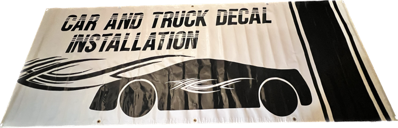 Full Color and Text Customizable Vinyl Banner