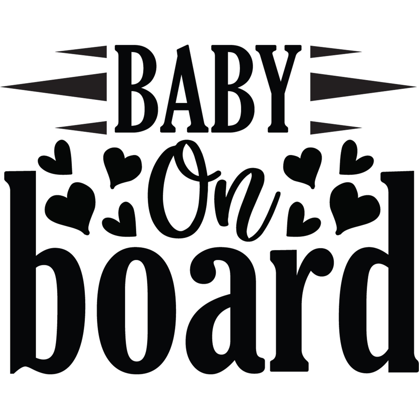 Baby On Board decals