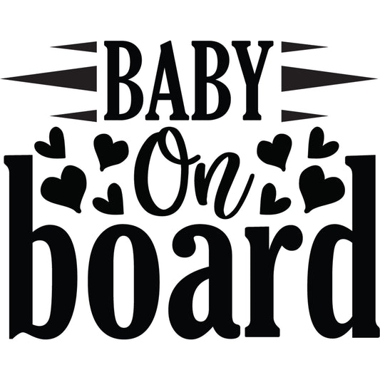 Baby On Board decals