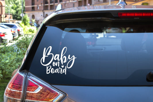 Baby On Board decals