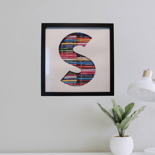 Crayon shadowbox - Wall Art