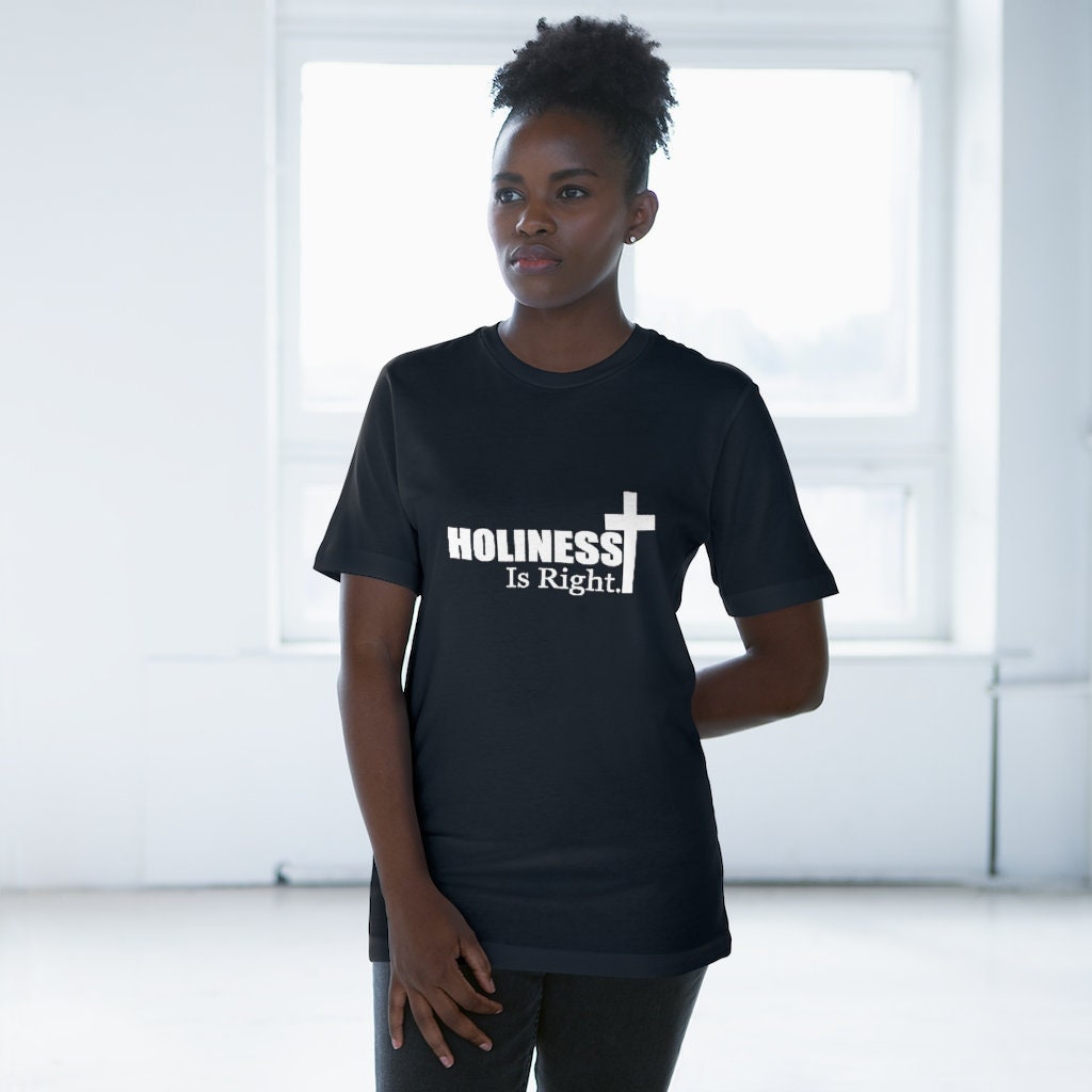 Unisex Deluxe T-shirt- Holiness is right