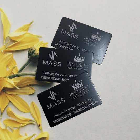 Personalized Metal Business Cards - Custom Engraved