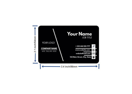 Personalized Metal Business Cards - Custom Engraved